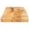 vidaXL Dessus de table 90x30x2,5 cm bord vif bois massif manguier brut