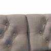 vidaXL T&ecirc;te de lit capitonn&eacute;e Taupe 120 cm Pin massif