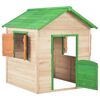 vidaXL Maison de jeu pour enfants Bois de sapin Vert