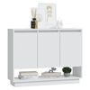 vidaXL Buffet Blanc 97x31x75 cm Bois d'ing&eacute;nierie