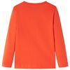 T-shirt enfants manches longues orange vif 116