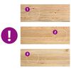 vidaXL Marches d'escalier 16pcs non trait&eacute; 70x30x2cm bois ch&ecirc;ne massif