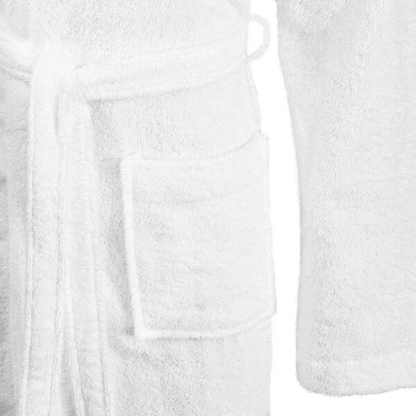 vidaXL Peignoir KINN Blanc S Coton