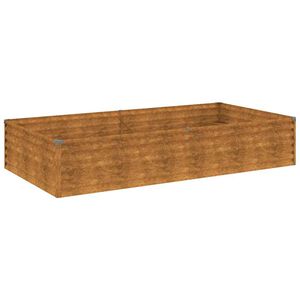 vidaXL Lit sur&eacute;lev&eacute; de jardin 195x100x36 cm acier corten