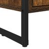 vidaXL Armoires Hautes 2 pcs Ch&ecirc;ne Fum&eacute; 79 x 36 x 200 cm