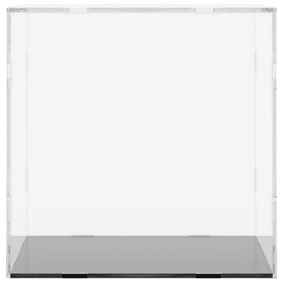 vidaXL Boîte d'affichage transparente 30x30x30 cm acrylique