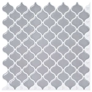 vidaXL Carreau Lanterne 50 pcs Gris 27 x 27 cm Polyur&eacute;thane et PET