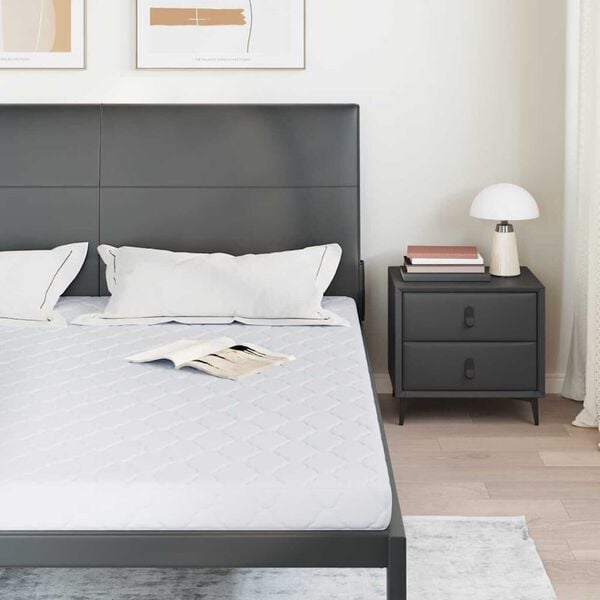 vidaXL Matelas Blanc 180 x 200 cm Mousse PU