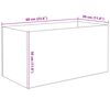 vidaXL Aquarium avec stockage Transparent 60 x 30 x 30 cm Verre