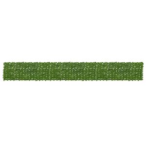 vidaXL &Eacute;cran de balcon avec feuilles Vert et jaune 600 x 75 cm