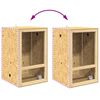 vidaXL Terrarium Marron 50 x 50 x 130 cm OSB