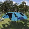 vidaXL Tente tunnel avec toit Bleu et gris 700 x 590 x 215 cm