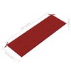 vidaXL Banc de jardin 3 places avec coussin 150 cm Bois d'eucalyptus