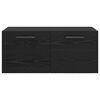 vidaXL Meuble mural Ch&ecirc;ne noir 80 x 36.5 x 35 cm Bois d'ing&eacute;nierie