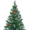vidaXL Sapin de No&euml;l artificiel avec 150 LED Vert 150 cm PVC et Acier