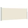 vidaXL Auvent lat&eacute;ral r&eacute;tractable 117x314 cm Blanc cass&eacute;