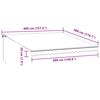 vidaXL Auvent r&eacute;tractable automatique bordeaux 400x300 cm