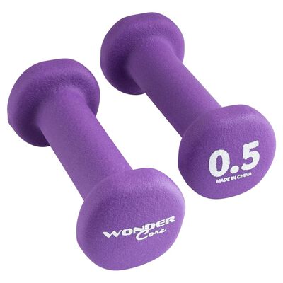 Wonder Core Haltère Néoprène 2x0,5 kg Violet