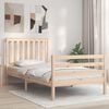 vidaXL Cadre de lit sans matelas 100x200 cm bois massif