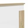 vidaXL Cadre de lit Ch&ecirc;ne Sonoma 150 x 200 cm Bois d'ing&eacute;nierie