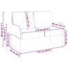 vidaXL Canap&eacute;s avec coussin 110cm Bordeaux Contreplaqu&eacute;