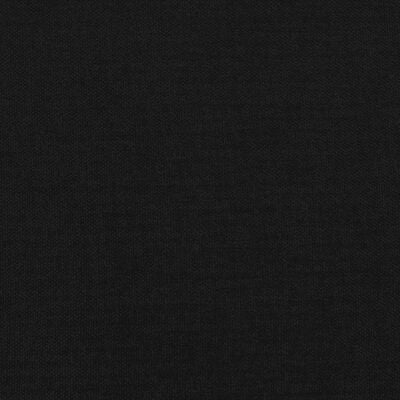 vidaXL Tête de lit à LED Noir 90x5x78/88 cm Tissu
