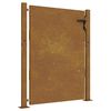 vidaXL Portail de jardin 100x125 cm en acier Corten