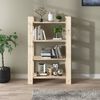 vidaXL Biblioth&egrave;que/S&eacute;parateur de pi&egrave;ce 80x35x125 cm Pin massif