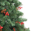 vidaXL Sapin de No&euml;l artificiel Vert 240 cm PVC et m&eacute;tal