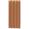 vidaXL Rideaux en voile avec &oelig;illets 2 pcs terre cuite