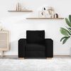 vidaXL Canap&eacute; Fauteuil Noir 100x78x84 cm Tissu