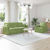vidaXL Ensemble de Canap&eacute;s 2 pcs Vert clair 198 x 78 x 80 cm Velours