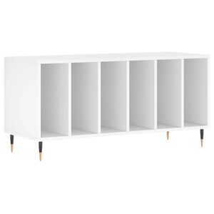 vidaXL Armoire &agrave; disques blanc 100x38x48 cm bois d'ing&eacute;nierie