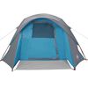 vidaXL Tente de camping de cabine 4 personnes bleu imperm&eacute;able