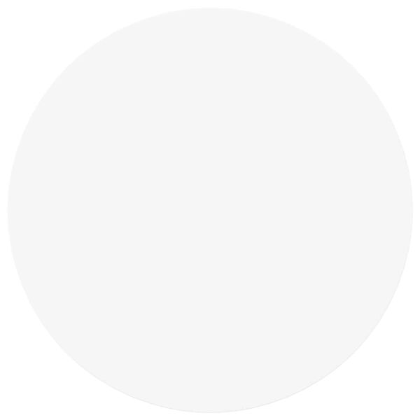 vidaXL Autocollant 2 pcs Blanc &Oslash; 20 x 0,5 mm Papier