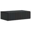 vidaXL Table d'appoint murale Noir 59 x 34,5 x 17 cm Bois d'ing&eacute;nierie