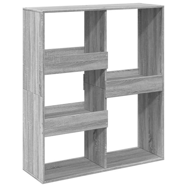 vidaXL Cloison de s&eacute;paration sonoma gris 100x33x115 cm bois ing&eacute;nierie