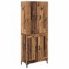 vidaXL Haut Armoire Bois Ancien 69,5 x 34 x 180 cm Bois d'ing&eacute;nierie
