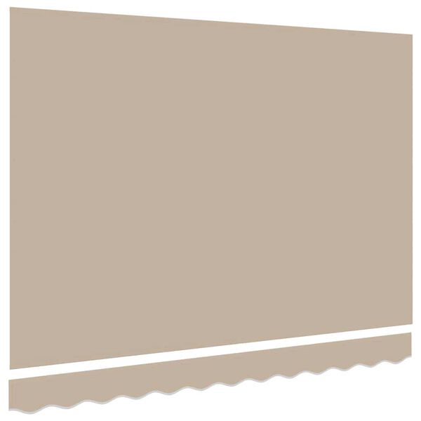 vidaXL Toile de rechange pour auvent Beige 280 x 195 cm Polyester