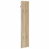 vidaXL Porte-manteau mural Ch&ecirc;ne sonoma 20 x 1.5 x 100 cm