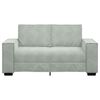 vidaXL Canap&eacute; &agrave; 2 places Gris clair 160x78x84 cm Velours