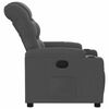 vidaXL Fauteuil inclinable Gris foncé Tissu