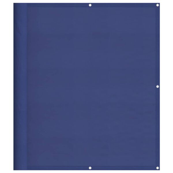 vidaXL &Eacute;cran de balcon bleu 120x800 cm 100% polyester oxford