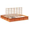vidaXL Cadre de lit Cire marron 180 x 200 cm Bois de pin massif