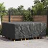 vidaXL Housse pour meubles Uni Noir 240 x 190 x 90 cm 600D