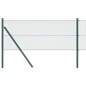 vidaXL Cl&ocirc;ture en fils soud&eacute;s pour fixation au sol 100 x 0,6 m Vert