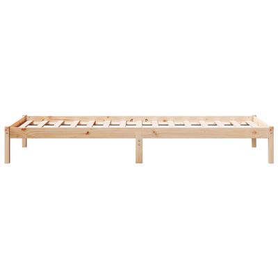 vidaXL Cadre de lit extra long sans matelas 80x210 cm bois massif pin