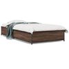 vidaXL Cadre de lit sans matelas ch&ecirc;ne marron 90x190 cm