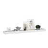 vidaXL &Eacute;tag&egrave;res murales Loggia 4 pcs Blanc 80x15x4 cm MDF