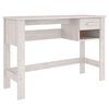 vidaXL Bureau HAMAR Blanc 110x40x75 cm Bois massif de pin